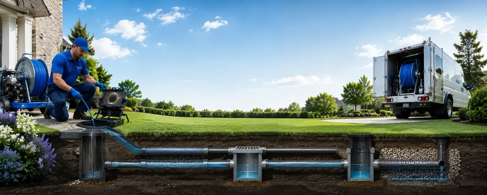 Outdoor drain cleaning information for South Weymouth, MA